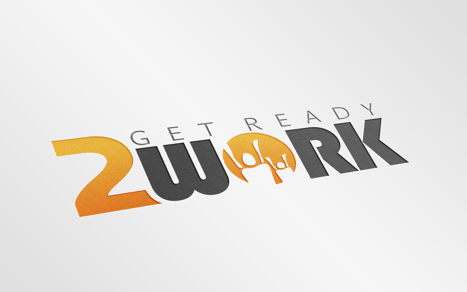 Get Ready 2 Work - Brokkolli Studio - web, logo, print design